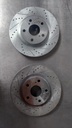 Disco delantero perforado ventilado para Toyota Camry 2006-2012