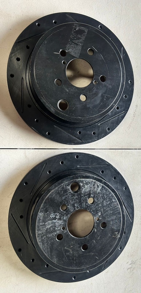 Discos traseros Perforados / Ventilados para Toyota GR86 2022 al 2024 / 86 2017 al 2020 / Subaru BRZ 2013 al 2024 / Legacy 2010 al 2014 / Outback 2010 al 2014 Diámetro: (290mm)