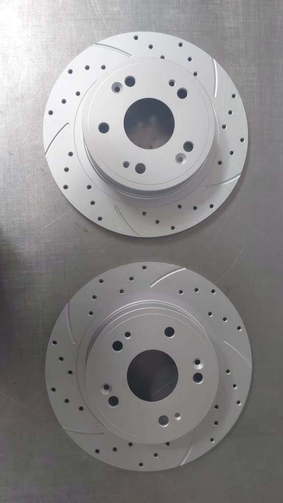 Discos traseros perforados solidos para Honda Civic 2015