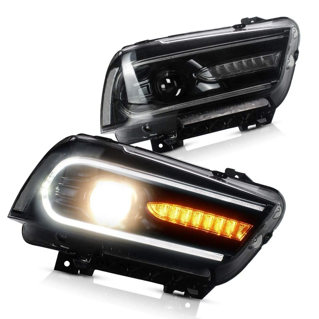 Luces Delanteras LED VLAND Dodge Charger 11-14