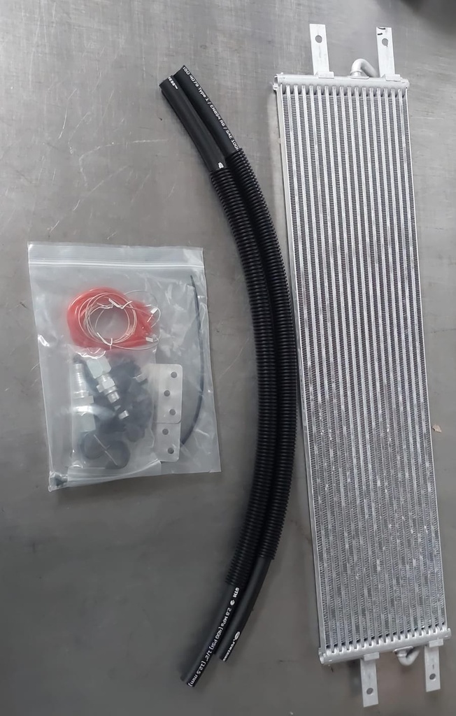 Enfriador de Aceite de Transmisión con Kit de Mangueras para Motores Ford PowerStroke 6.7L de 2017 2019