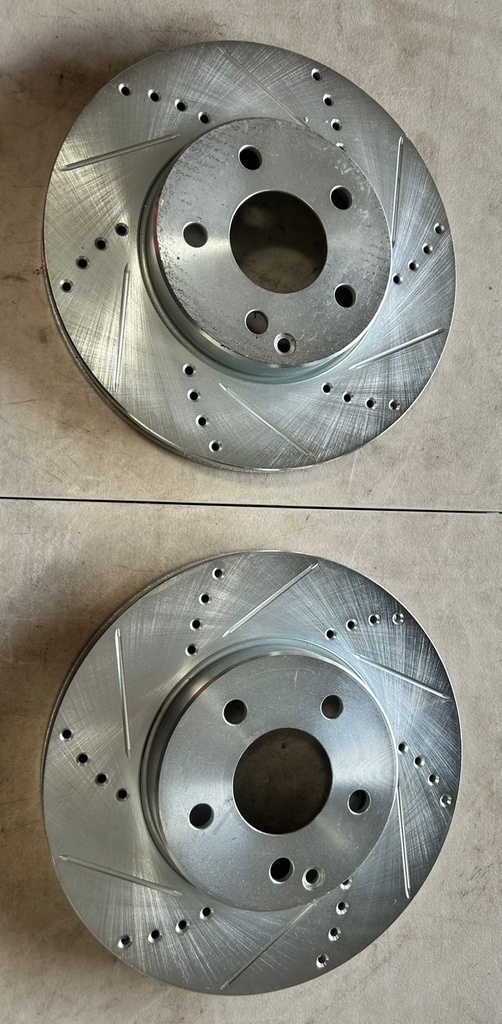 Discos delanteros Perforados / Ventilados para Mercedes Benz E320 2003 al 2009 / E350 2006 al 2009 Diámetro (295mm)