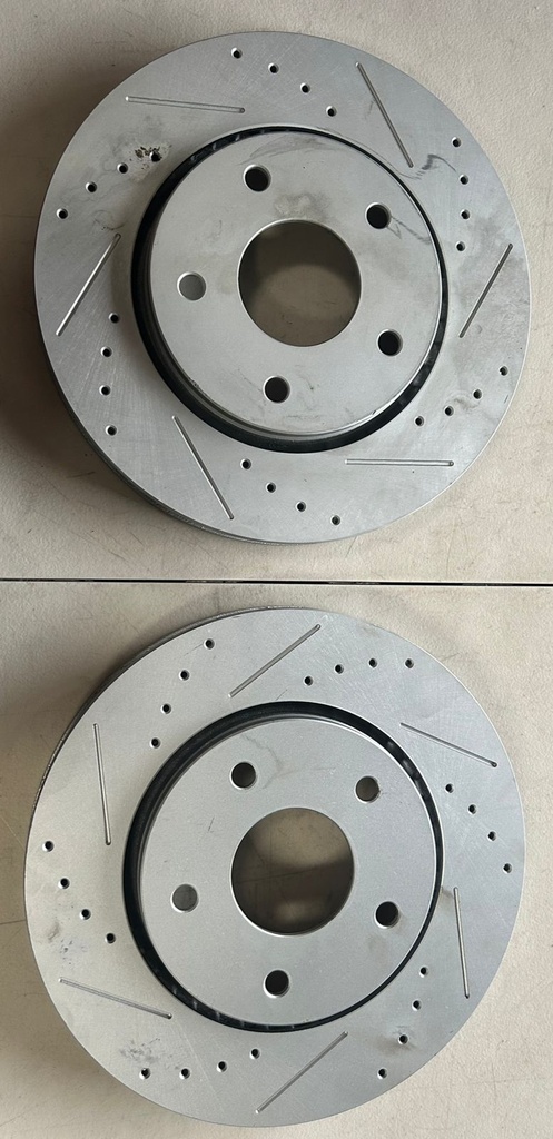 Discos delanteros Ventilados para Dodge Grand Caravan 2008 al 2016 / Journey 2009 al 2012 / Volkswagen Routan 2009 al 2012