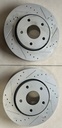 Discos delanteros Perforados/Ventilados VW routan 09/14 Gran Caravan 09/13