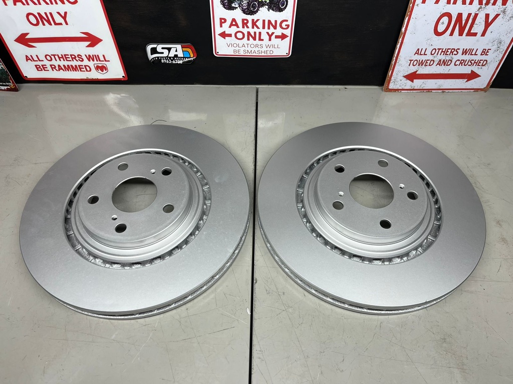Discos delanteros Ventilados para Toyota Sienna 2011 al 2020 / Highlander 2008 al 2019 / Lexus RX350 2010 al 2015 Diámetro: (328mm)