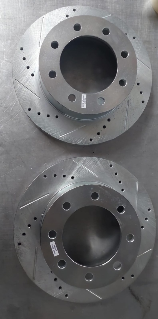 Discos de freno delanteros ventilados perforados para FORD F-250 SUPER DUTY 09-10