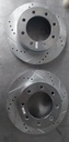 Discos de freno delanteros ventilados perforados para FORD F-250 SUPER DUTY 09-10