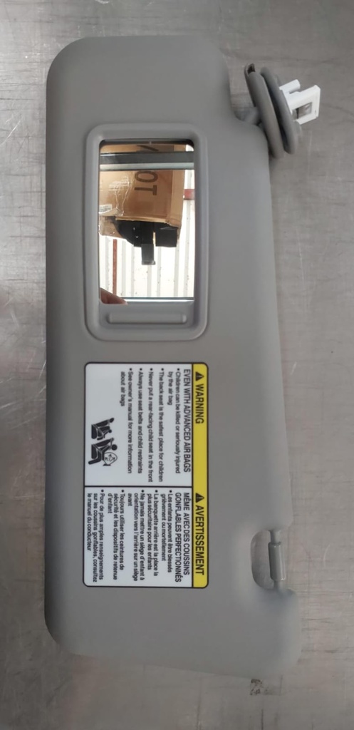 Visera solar delantera izquierda para Toyota Highlander 2008-2013