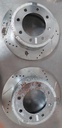 Discos traseros ventilados perforados para Ford F-250 Super Duty 2022