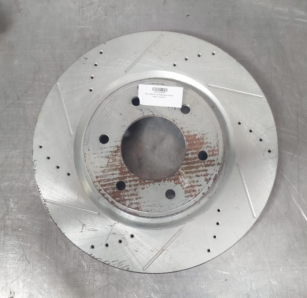 Disco delantero ventilado perforado para Nissan Titan 08-19