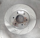 Disco delantero ventilado perforado para Nissan Titan 08-19