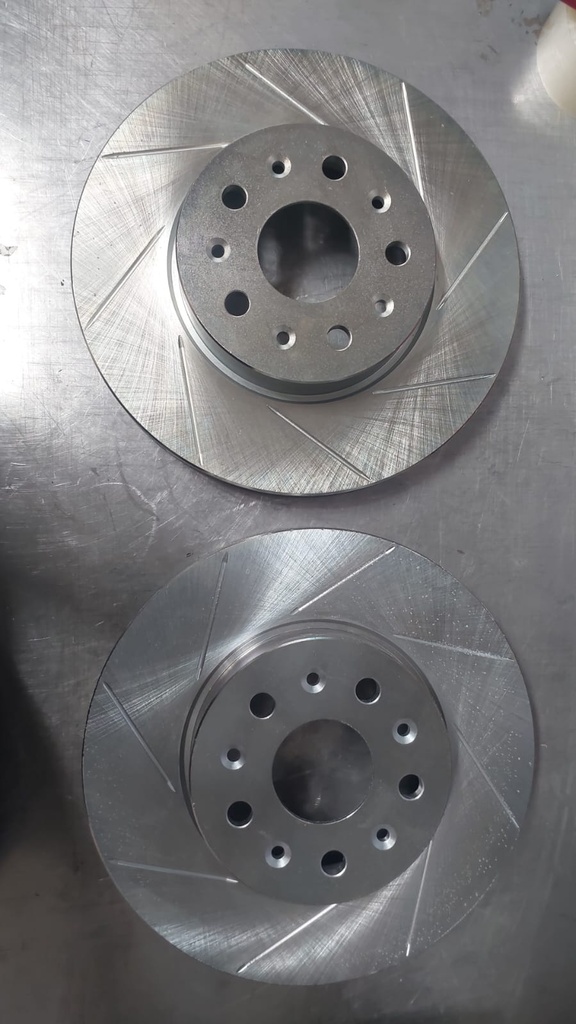 Discos delanteros ventilados perforados para Cadillac CTS 11-14