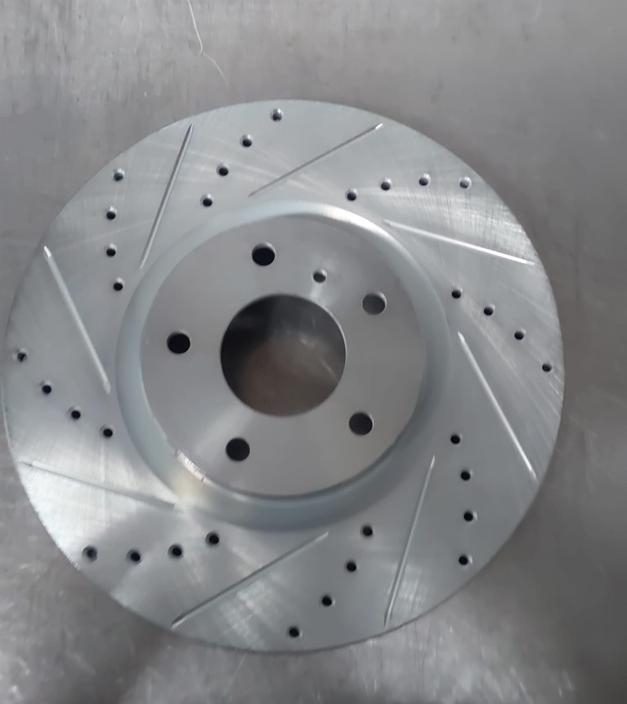 Disco delantero ventilado perforado para Infiniti Q70/Nissan Maxima 16-22
