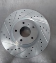 Disco delantero ventilado perforado para Infiniti Q70/Nissan Maxima 16-22