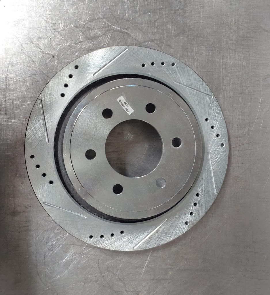 Disco trasero ventilado perforado para Ford F-150 FX2 12-14