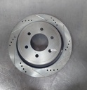 Disco trasero derecho ventilado perforado para Ford F-150 12-14