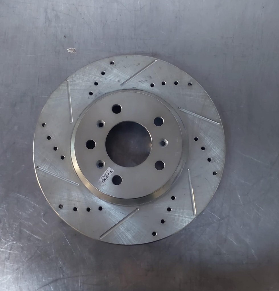 Disco delantero izquierdo ventilado perforado para Chevrolet Impala 2008