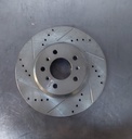 Disco delantero izquierdo ventilado perforado para Chevrolet Impala 2008