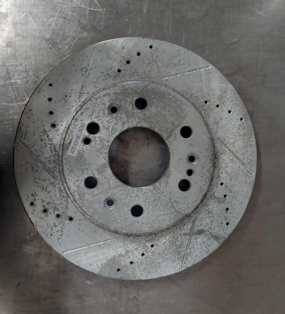 Disco delantero izquierdo ventilado perforado para Chevrolet Avalanche/GMC Savana 1500/Cadillac Escalade 07-14