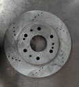 Disco delantero izquierdo ventilado perforado para Chevrolet Avalanche/GMC Savana 1500/Cadillac Escalade 07-14