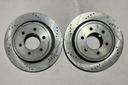Disco trasero derecho ventilado perforado para Ford F-150 King Ranch 15-17
