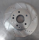 Disco delantero derecho ventilado perforado para Mercedes Benz C230 99-00