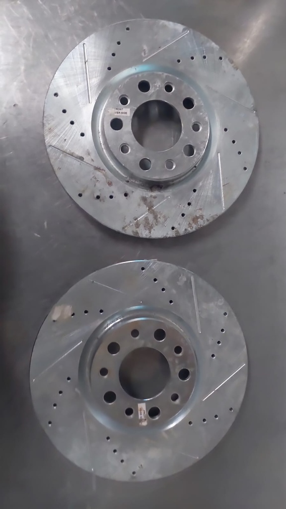 Discos delanteros ventilados perforados para Dodge Dart 13-16