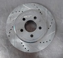 Disco trasero ventilado perforado para Dodge Challenger GT 17-18