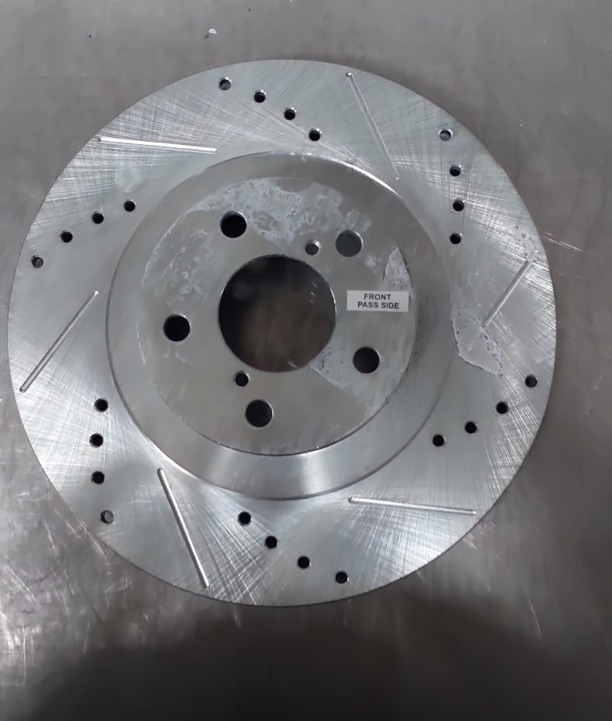 Disco delantero derecho ventilado perforado para Subaru Baja 2003