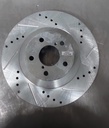 Disco delantero derecho ventilado perforado para Subaru Baja 2003