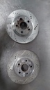 Discos delanteros ventilados perforados para Pontiac Vibe AWD 09-10