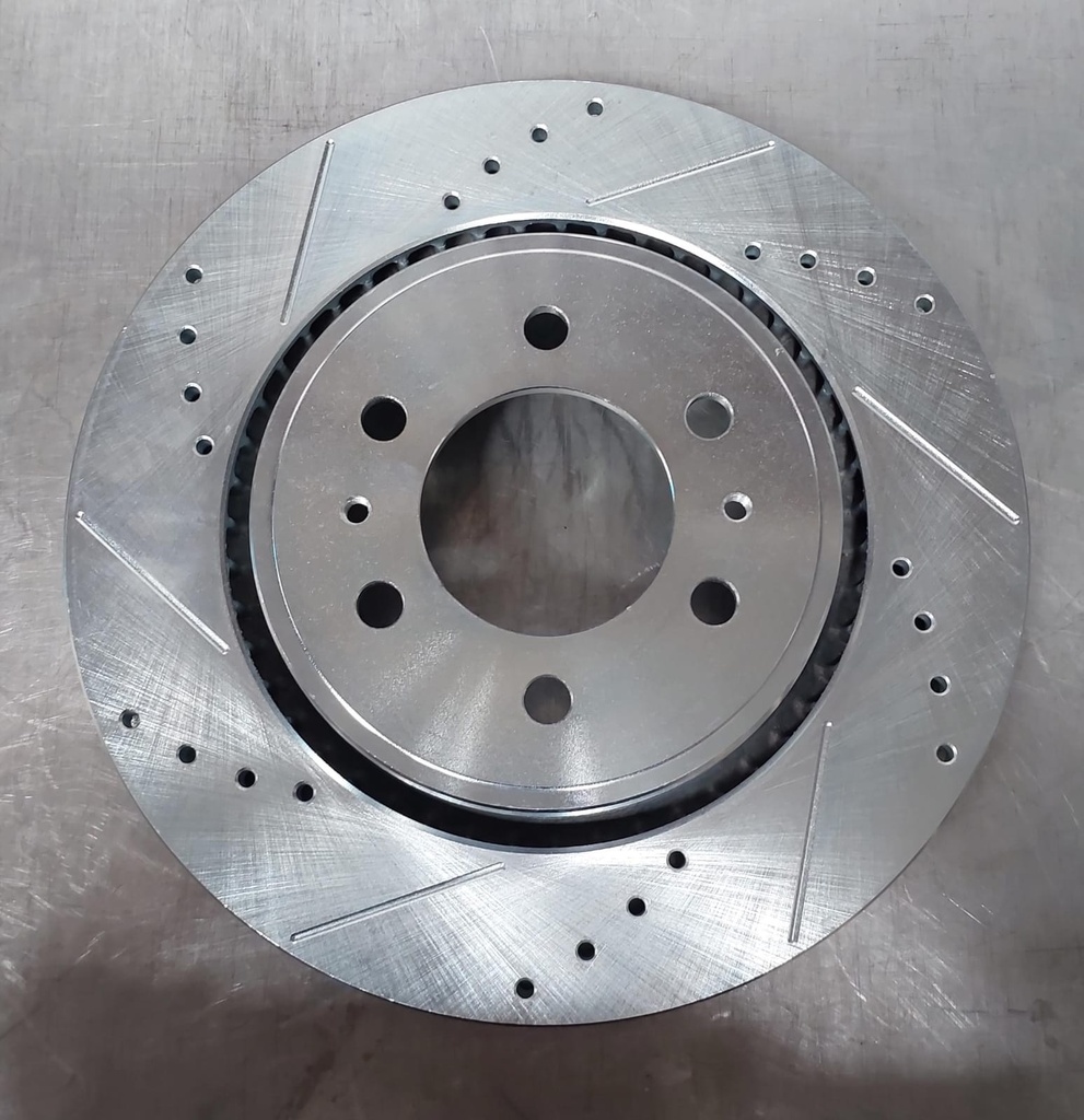 Disco delantero izquierdo ventilado perforado para Ford Expedition 07-10
