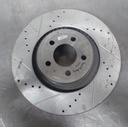 Disco delantero izquierdo ventilado perforado para Ford Mustang 15-21