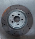 Disco delantero izquierdo ventilado perforado para Jeep Wrangler 2011