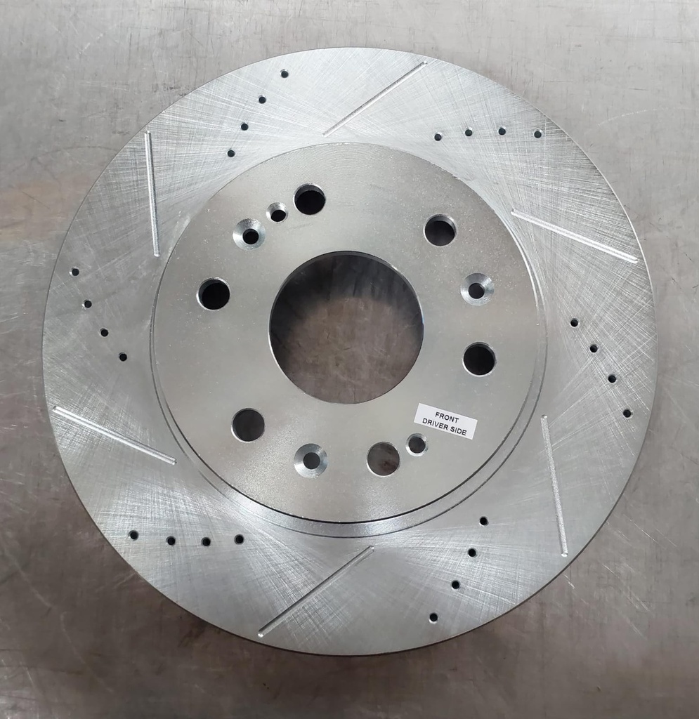 Disco delantero izquierdo ventilado perforado para Chevrolet Avalanche 2007