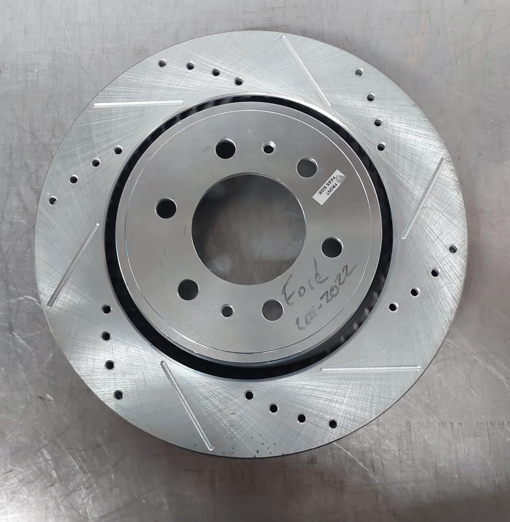 Disco delantero derecho ventilado perforado para Ford Expedition 07-10