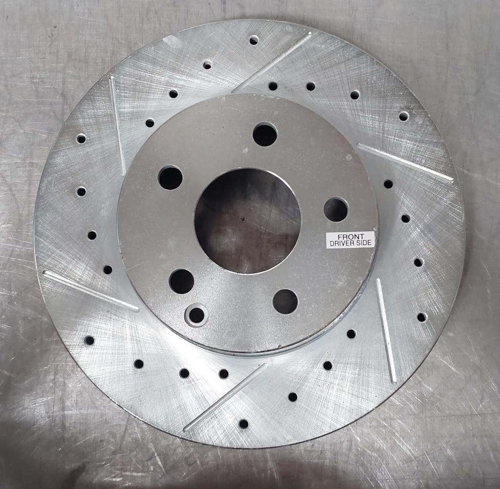 Disco delantero izquierdo ventilado perforado para Mercedes Benz C250 12-15
