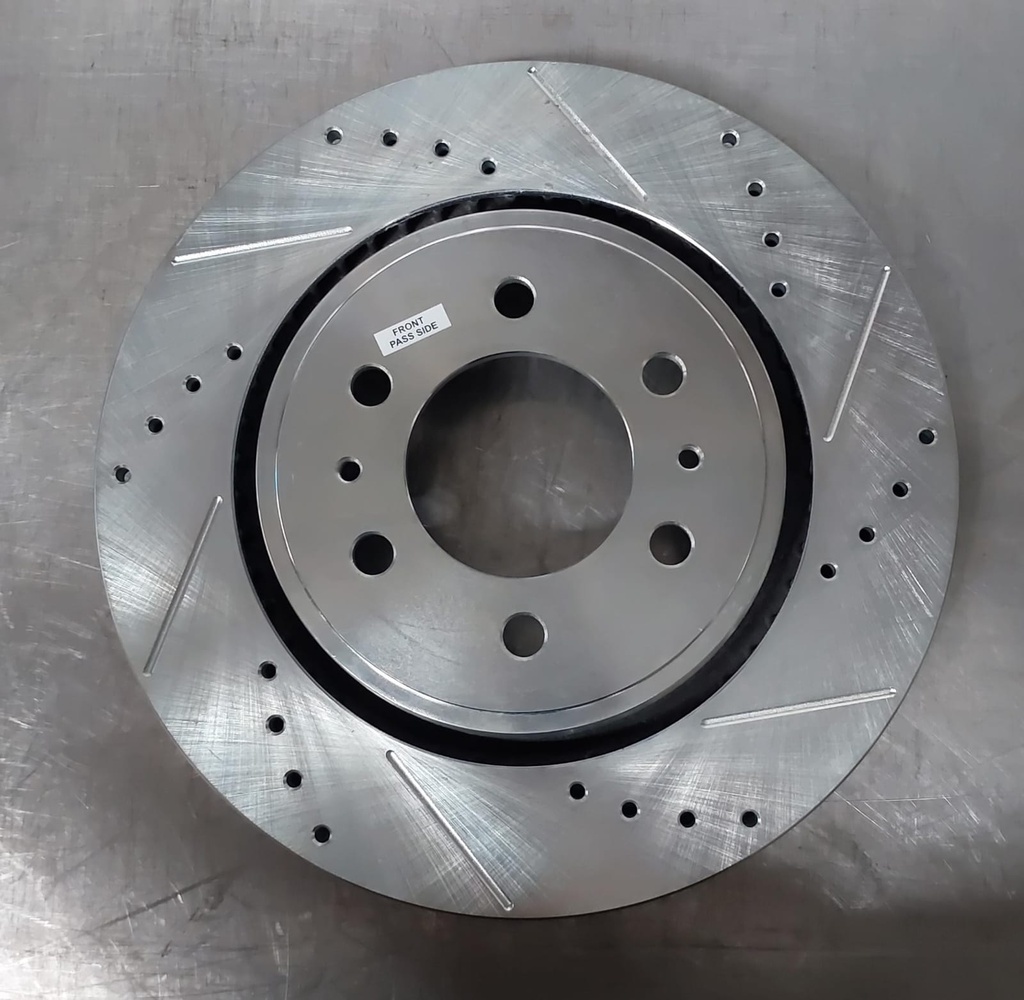 Disco delantero derecho ventilado perforado para Ford Expedition 07-10