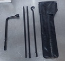 Juego de herramientas de repuesto para llave de llanta para Toyota Tacoma 05-13