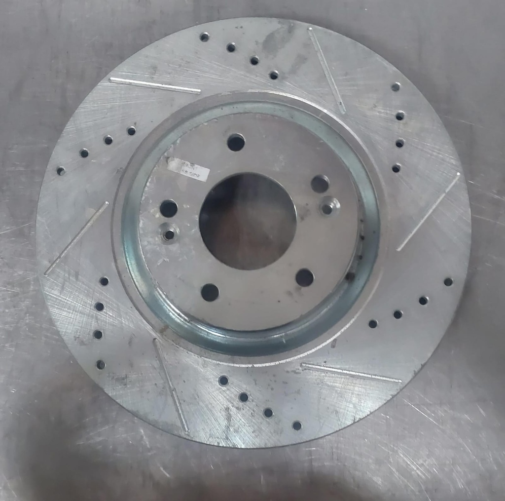 Disco delantero derecho ventilado perforado para Hyundai Azera 12-17