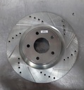 Disco delantero derecho ventilado perforado para Nissan Murano 2019