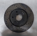 Disco delantero derecho ventilado perforado para Hyundai Tucson 2021