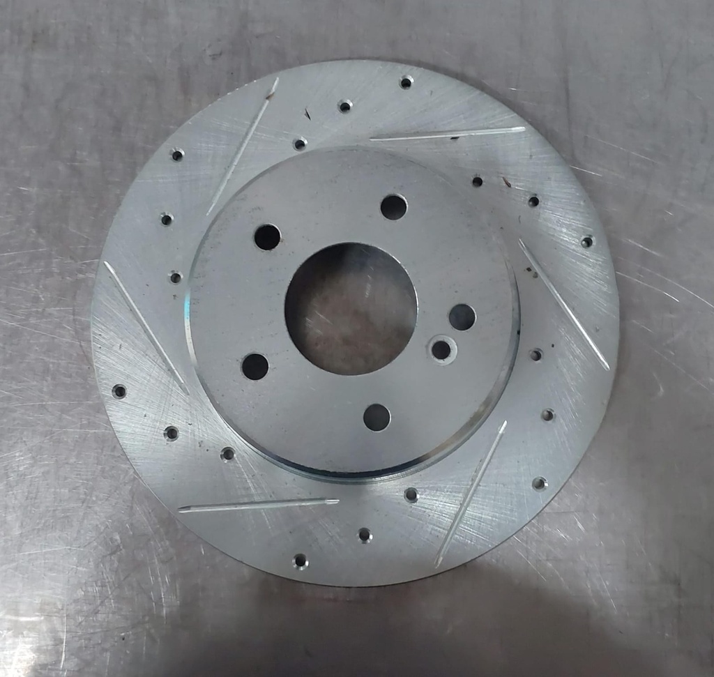 Disco trasero izquierdo perforado para Mercedes-Benz E430 2000-2011