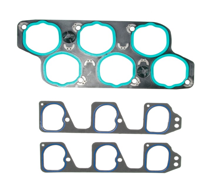 Empaques de admisión y escape para motor GM 3.6L V6 217cid 2005-2009 / 2.8L V6 170cid 2005-2011.