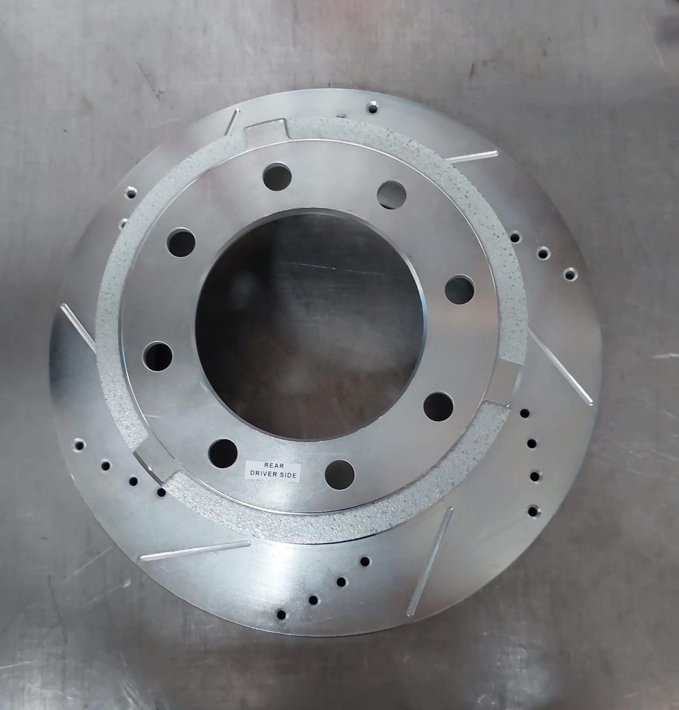 Disco trasero ventilado perforado para Ford F-250 Super Duty 13-21