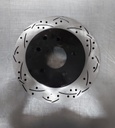 Disco trasero perforado ventilado para Nissan Rogue 2002-2022