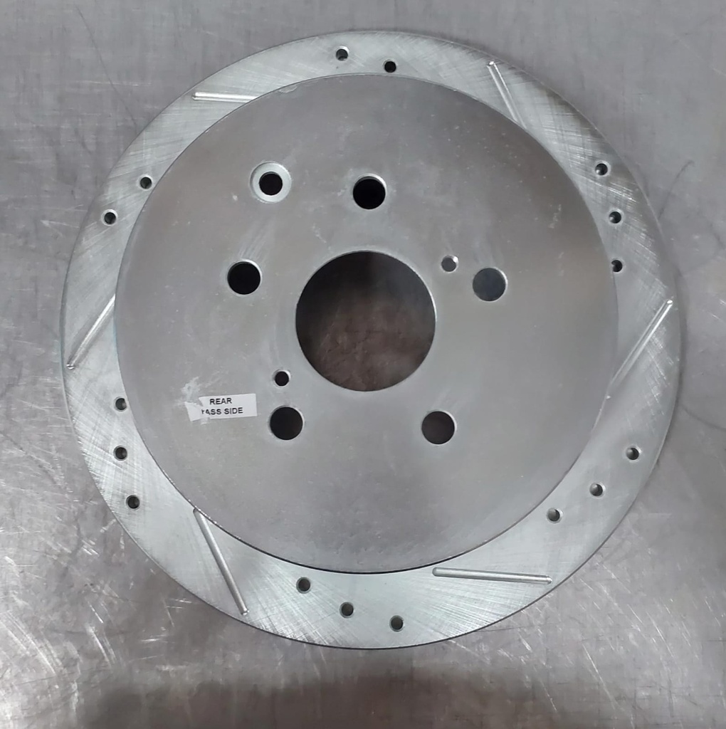 Disco trasero derecho perforado para Toyota Highlander/Lexus RX350 10-16