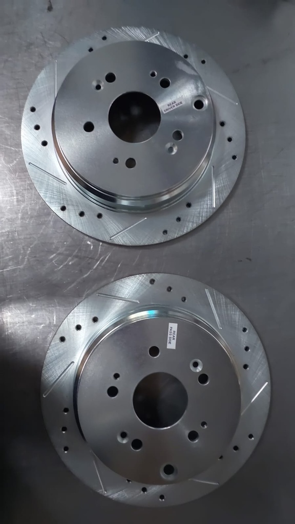 Discos traseros perforados solidos para Honda CRV 05-16