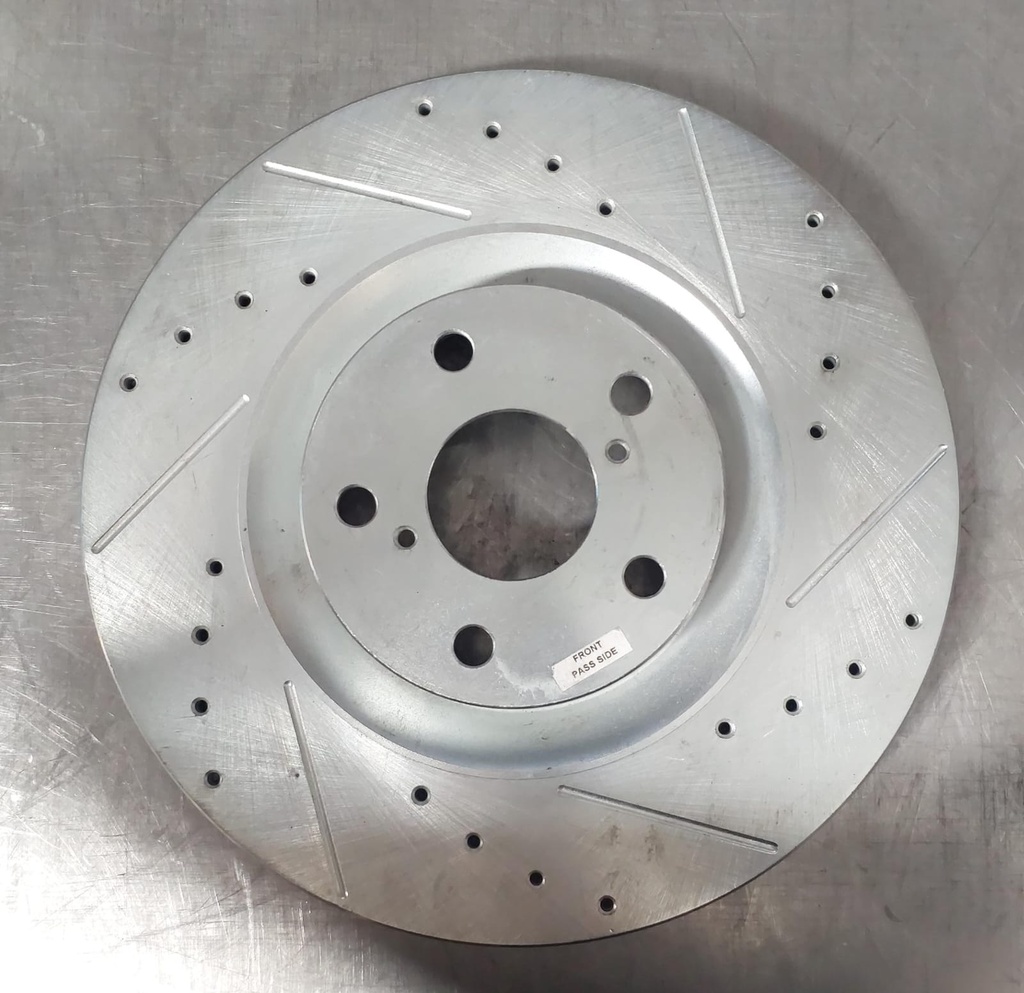 Disco delantero derecho ventilado perforado para Lexus GS200T 16-17