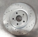 Disco delantero derecho ventilado perforado para Lexus GS200T 16-17